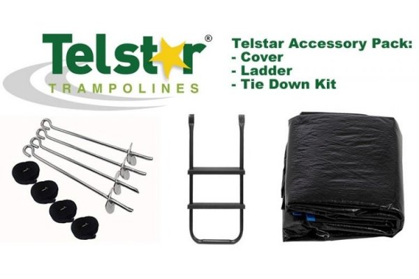 10ft x 15ft Telstar Cover, Ladder and Tie Down Kit Packs