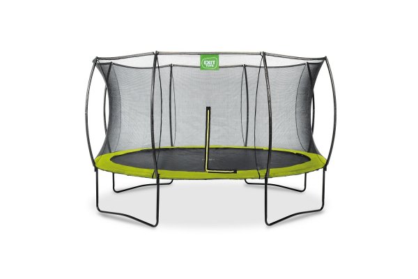 Exit 12ft Silhouette Green Trampoline With Enclosure